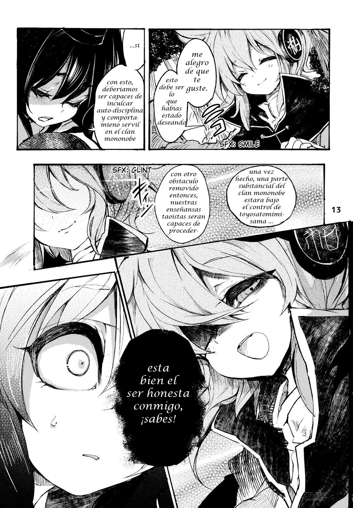 [Carcharias!] Soga no Tojiko Will Not Talk： Mononobe no Futo Writes a Narration (Fourth Part／Side Story) (Touhou Project) [Spanish] {Gamer_Darkness no Fansub} 11