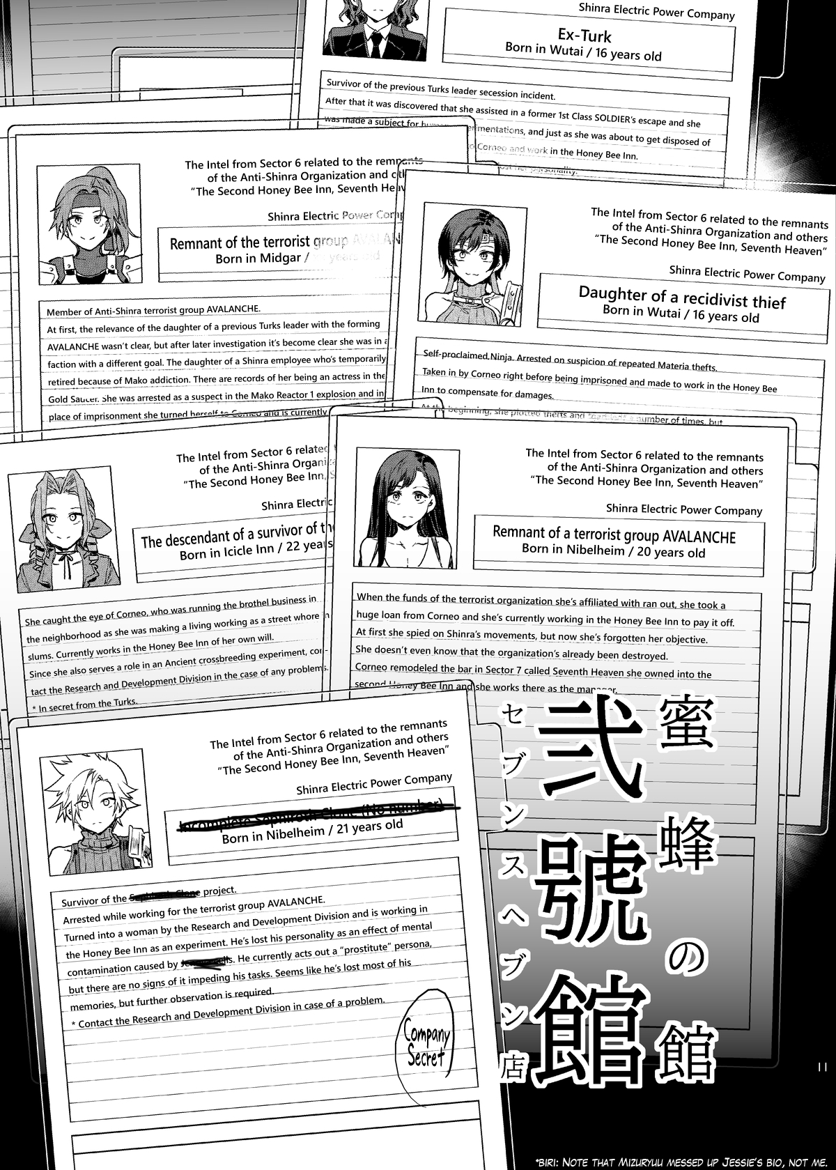 [Alice no Takarabako (Mizuryu Kei)] Mitsubachi no Yakata Nigou-kan Seventh Heaven-ten (Final Fantasy VII) [English] [biribiri] [Digital] 12