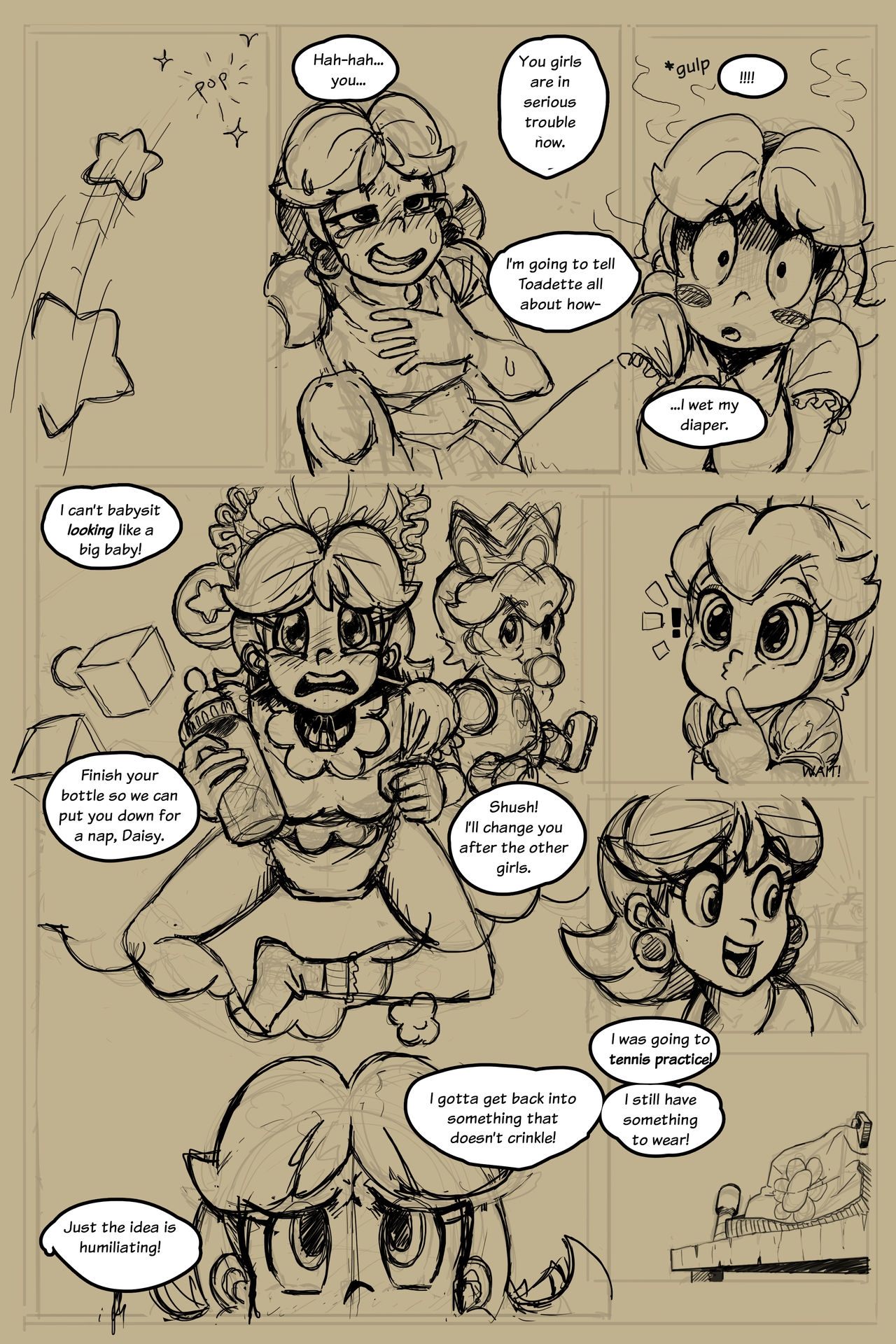 [Pizzabagel] Daisy's Day (Sketch) 5