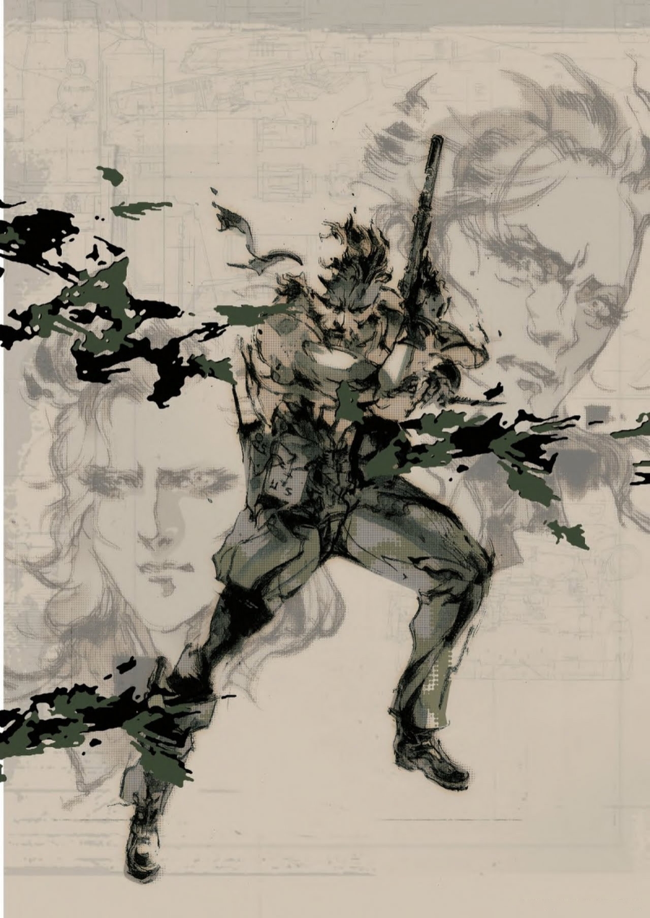 The Art of Metal Gear Solid I - IV - Gallery Works 167