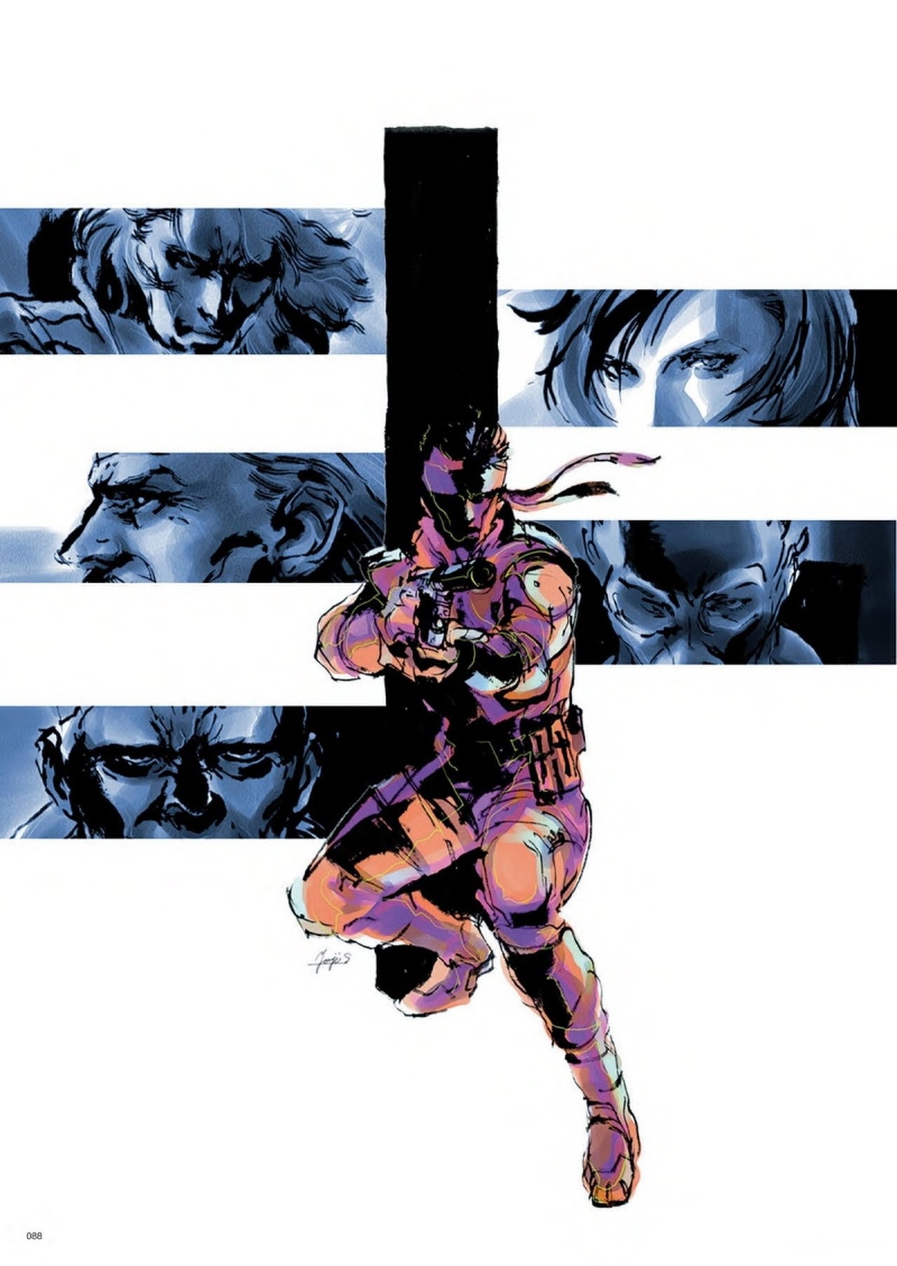 The Art of Metal Gear Solid I - IV - Gallery Works 88