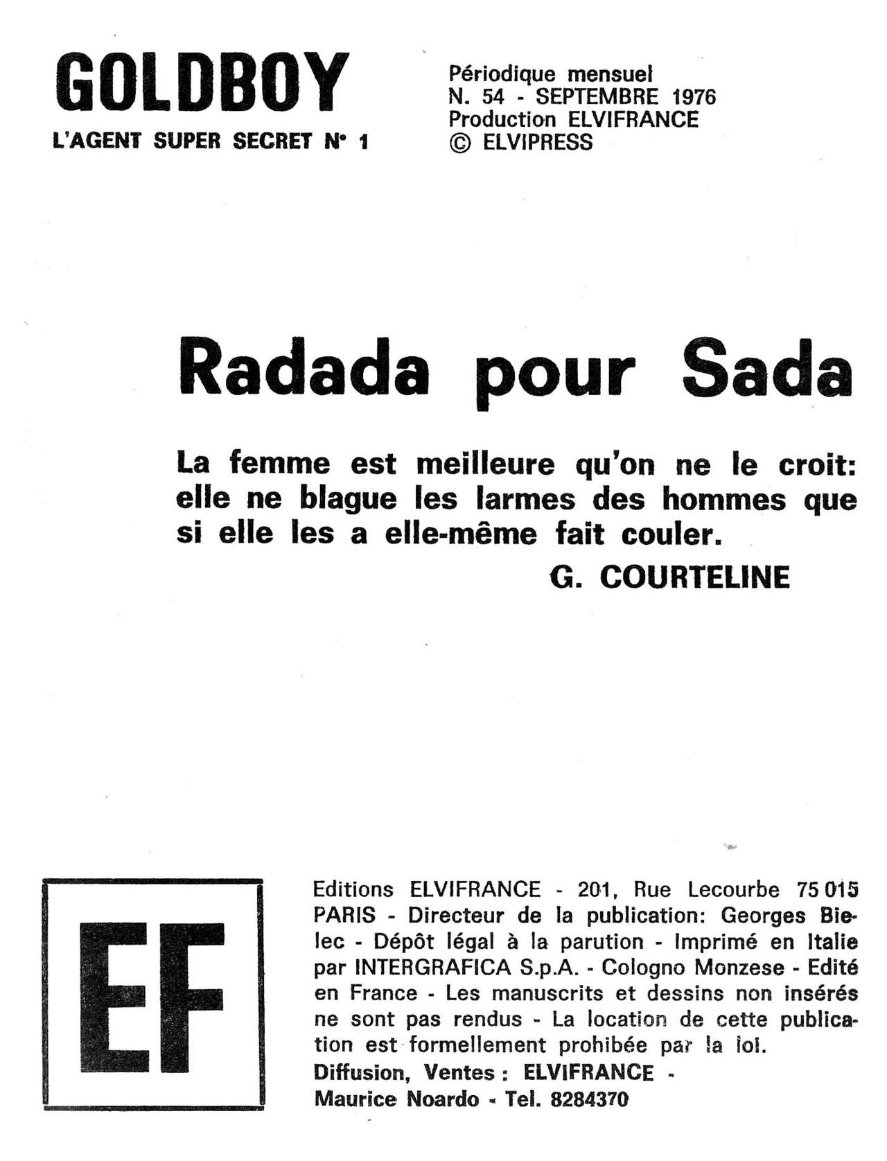 Elvifrance - Goldboy - T54 - Radada pour Sada [French] 2