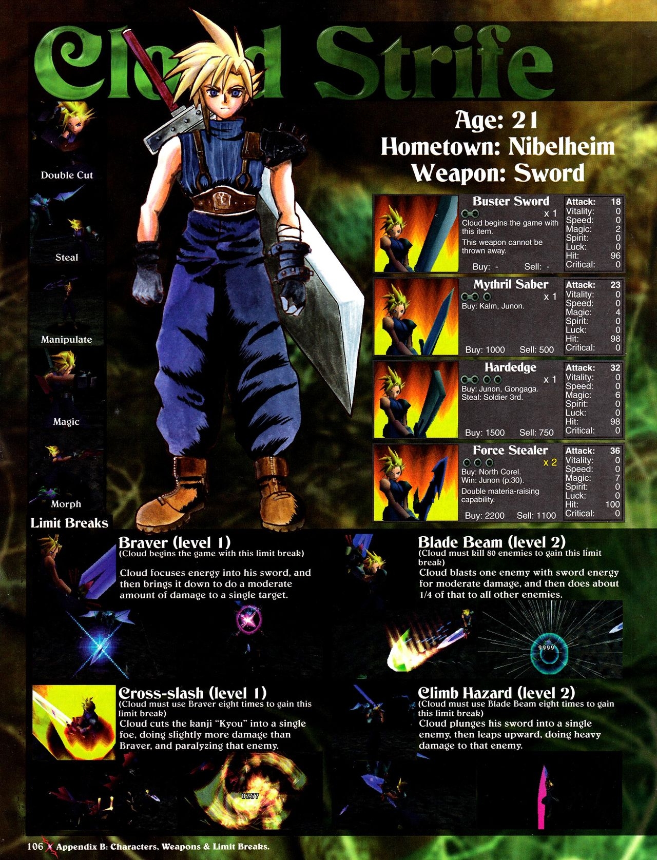 Final Fantasy VII Versus Guide 107