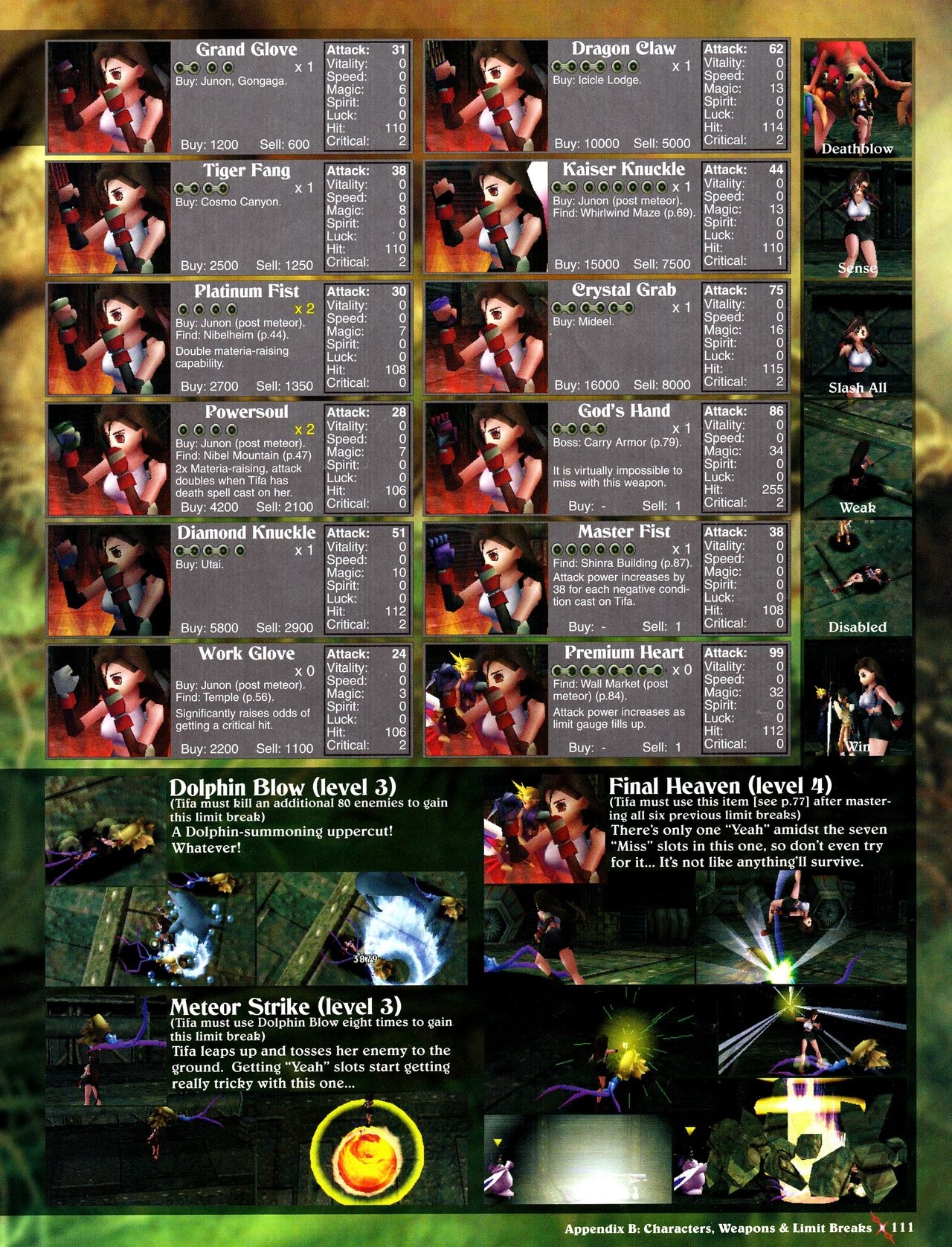Final Fantasy VII Versus Guide 112