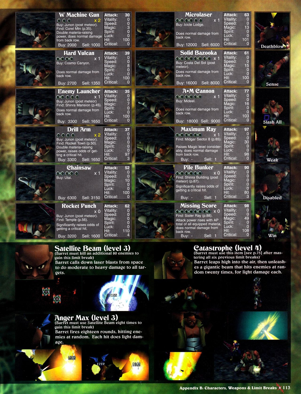 Final Fantasy VII Versus Guide 114