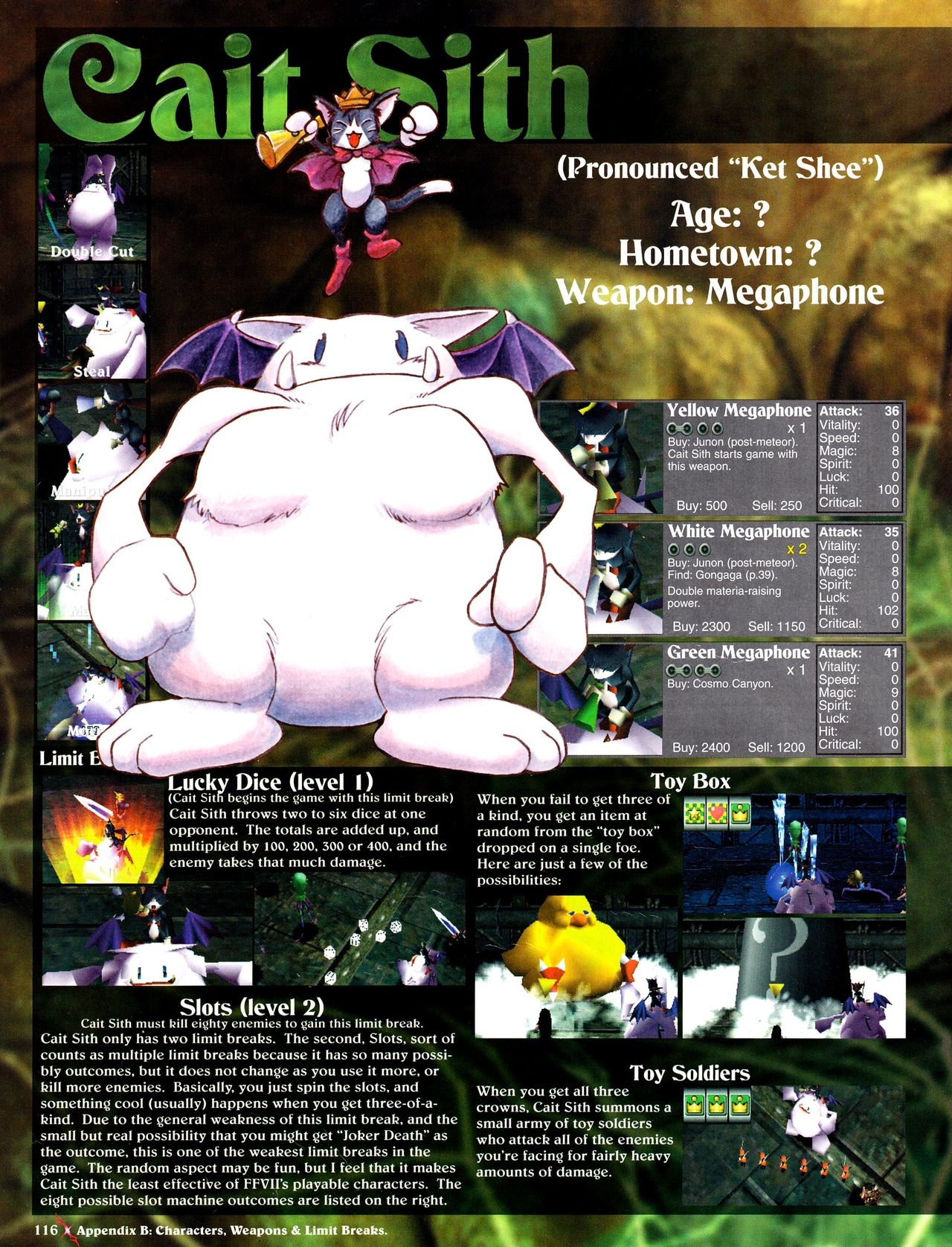 Final Fantasy VII Versus Guide 117