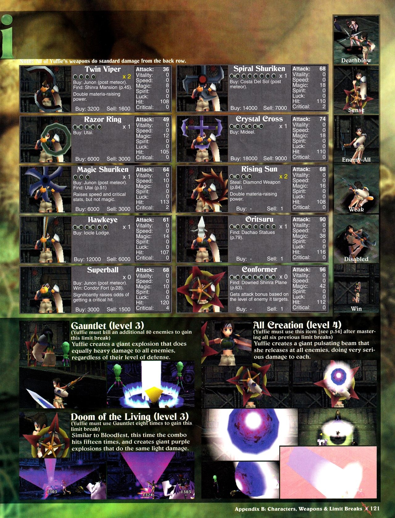 Final Fantasy VII Versus Guide 122