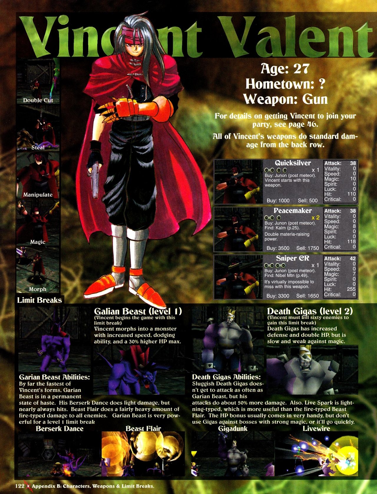 Final Fantasy VII Versus Guide 123