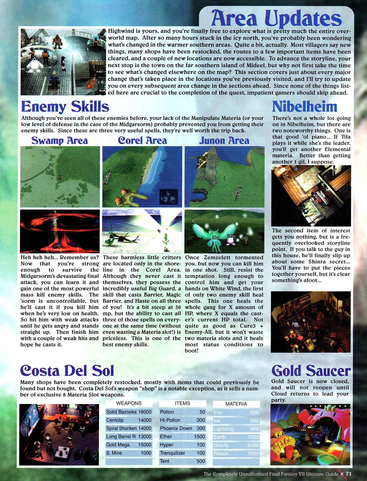 Final Fantasy VII Versus Guide 72