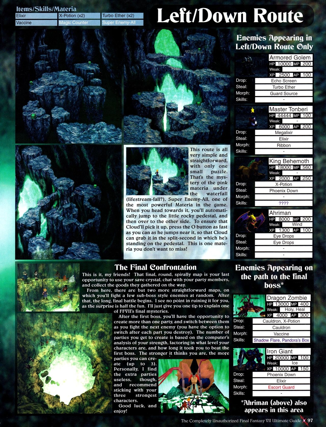 Final Fantasy VII Versus Guide 98