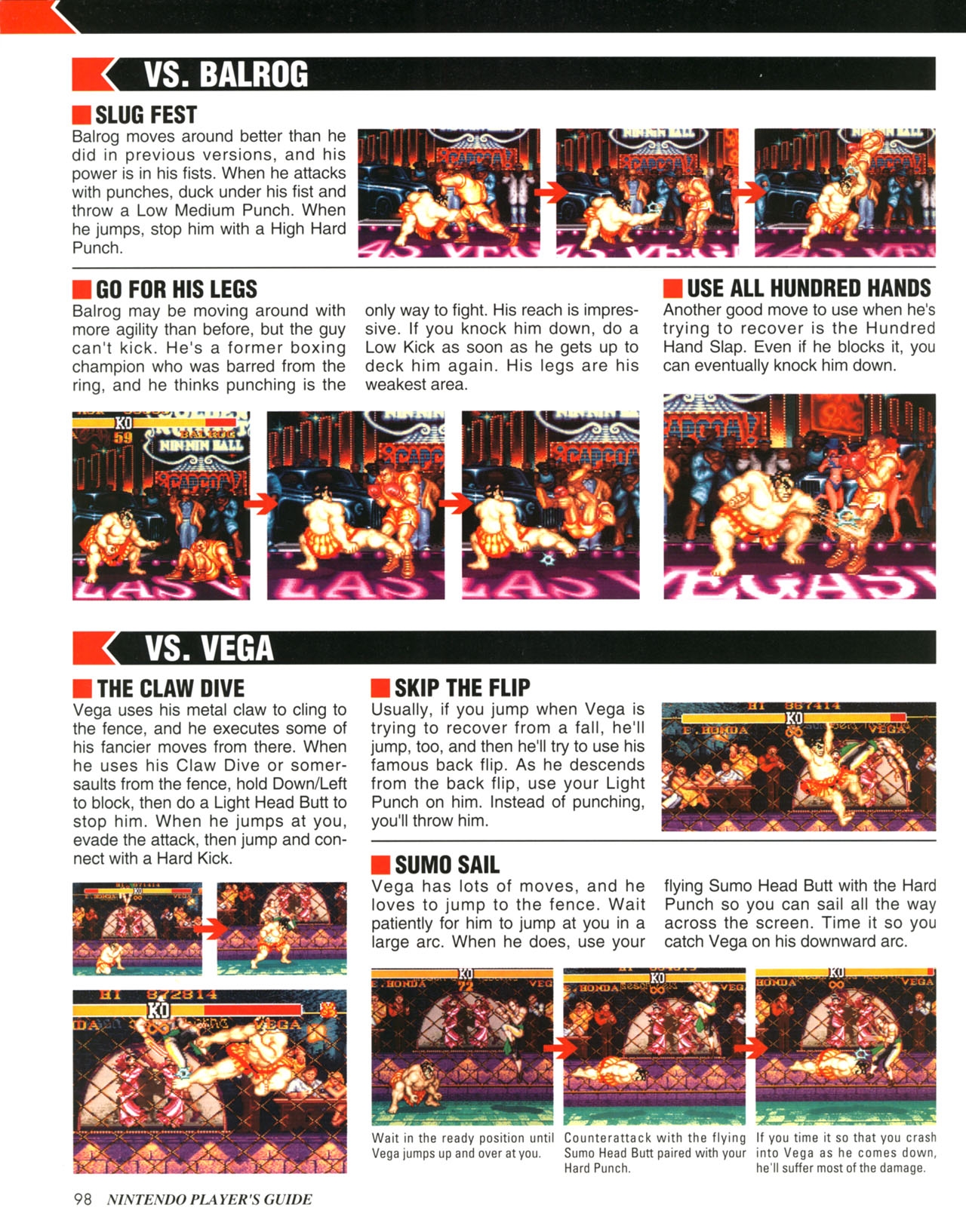 Street Fighter II Turbo (Nintendo Player's Guide - 1993) 99