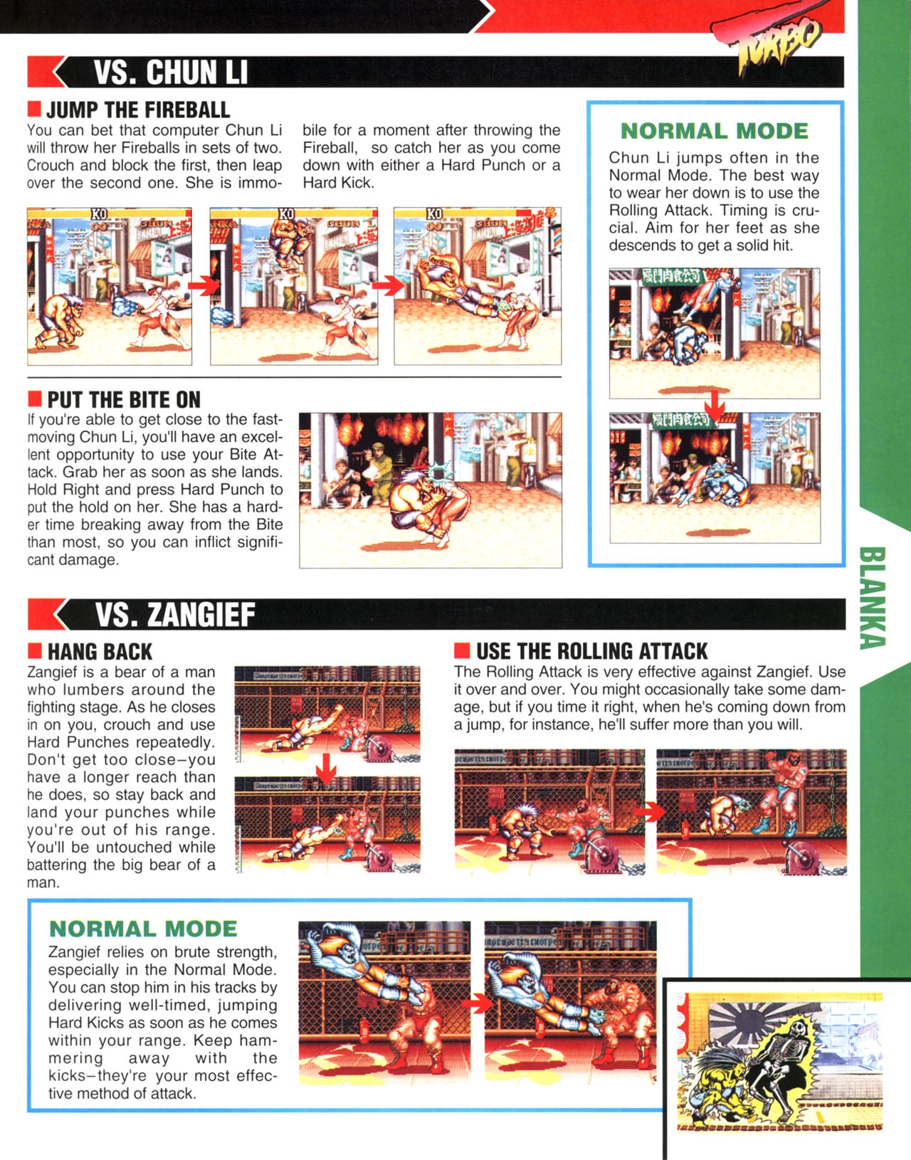 Street Fighter II Turbo (Nintendo Player's Guide - 1993) 108