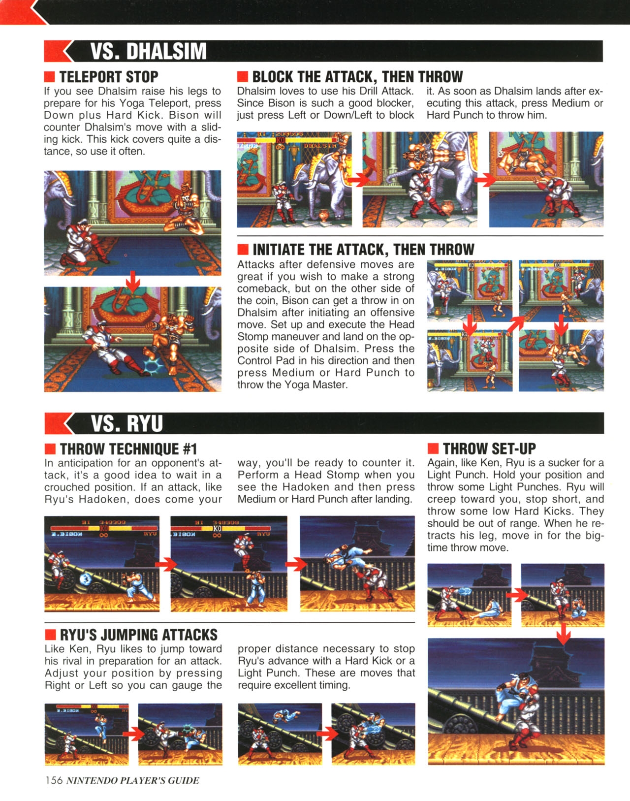 Street Fighter II Turbo (Nintendo Player's Guide - 1993) 157