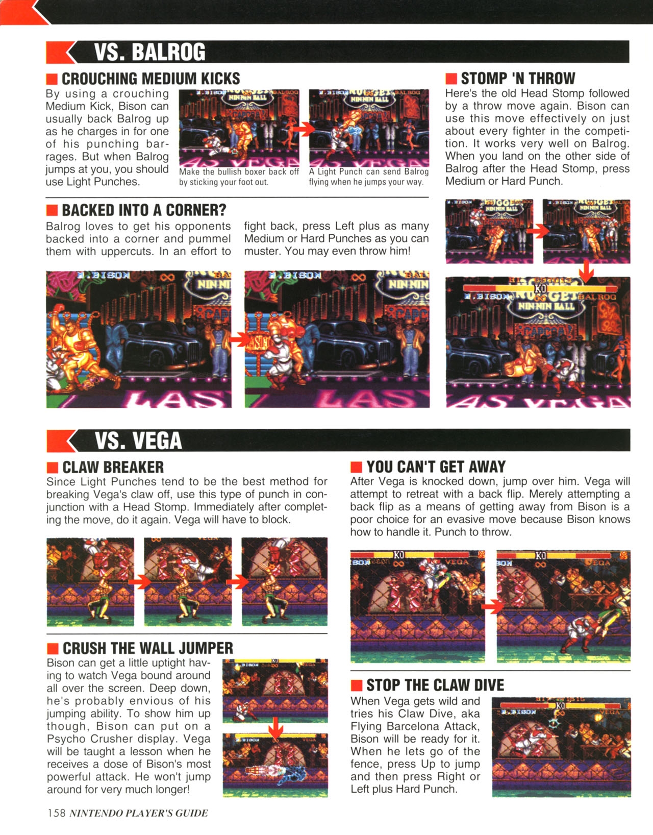 Street Fighter II Turbo (Nintendo Player's Guide - 1993) 159
