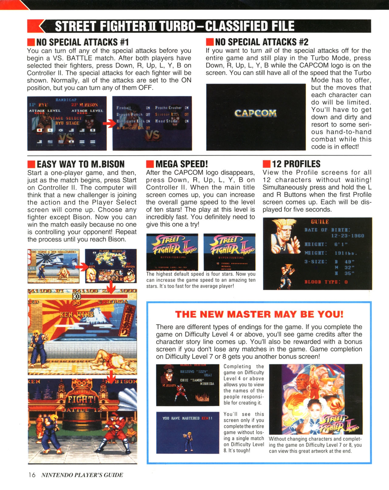 Street Fighter II Turbo (Nintendo Player's Guide - 1993) 17