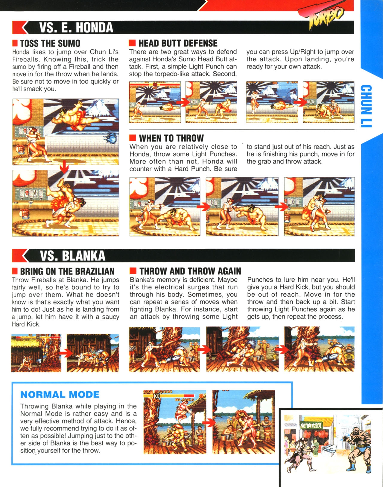 Street Fighter II Turbo (Nintendo Player's Guide - 1993) 50