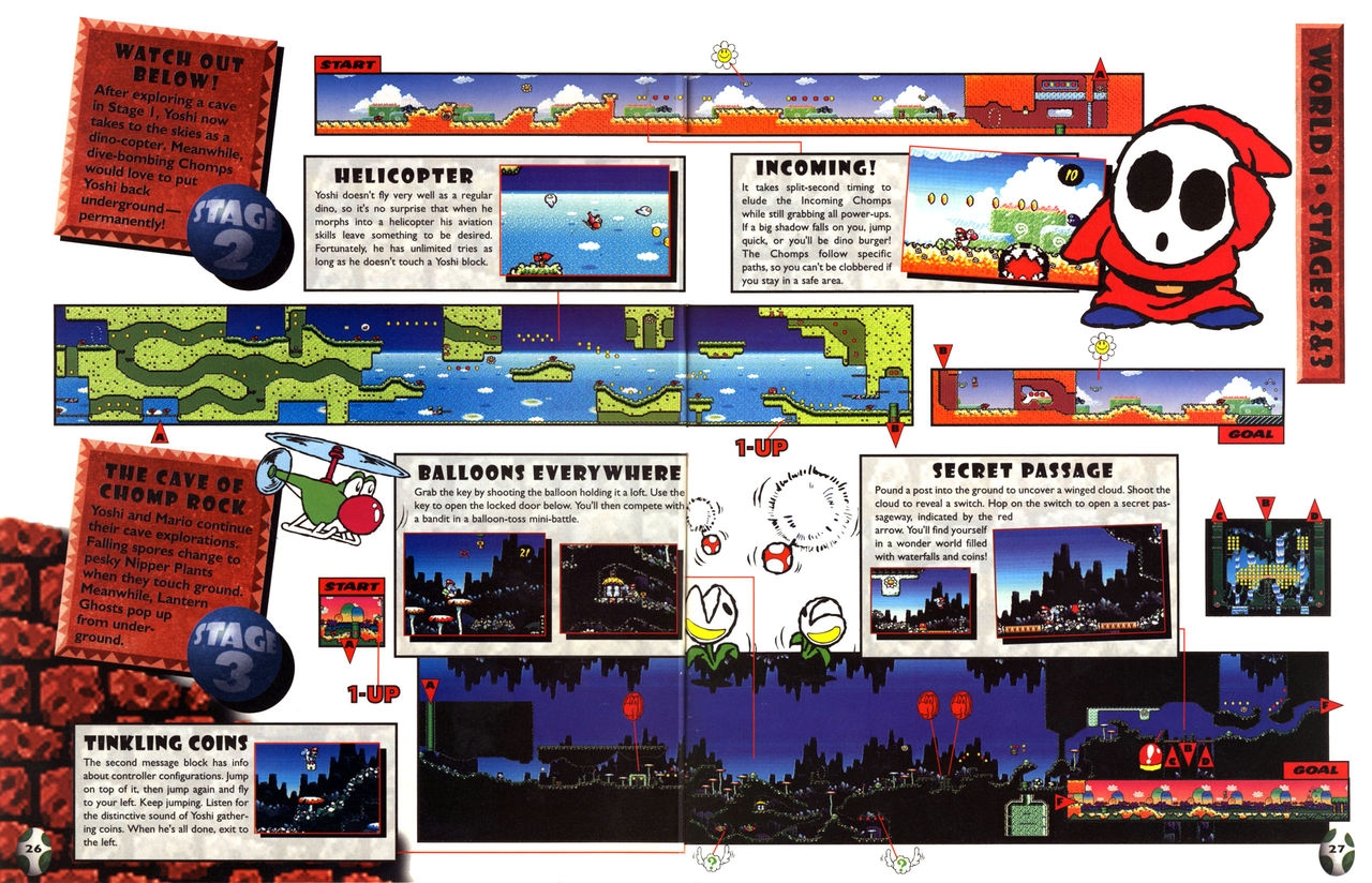 Nintendo Players Guide (SNES) - Super Mario World 2 - Yoshis Island (1995) 16