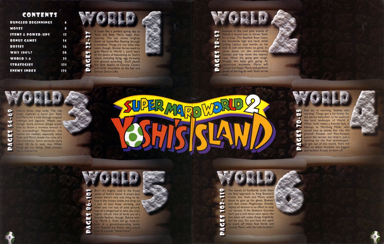 Nintendo Players Guide (SNES) - Super Mario World 2 - Yoshis Island (1995) 2