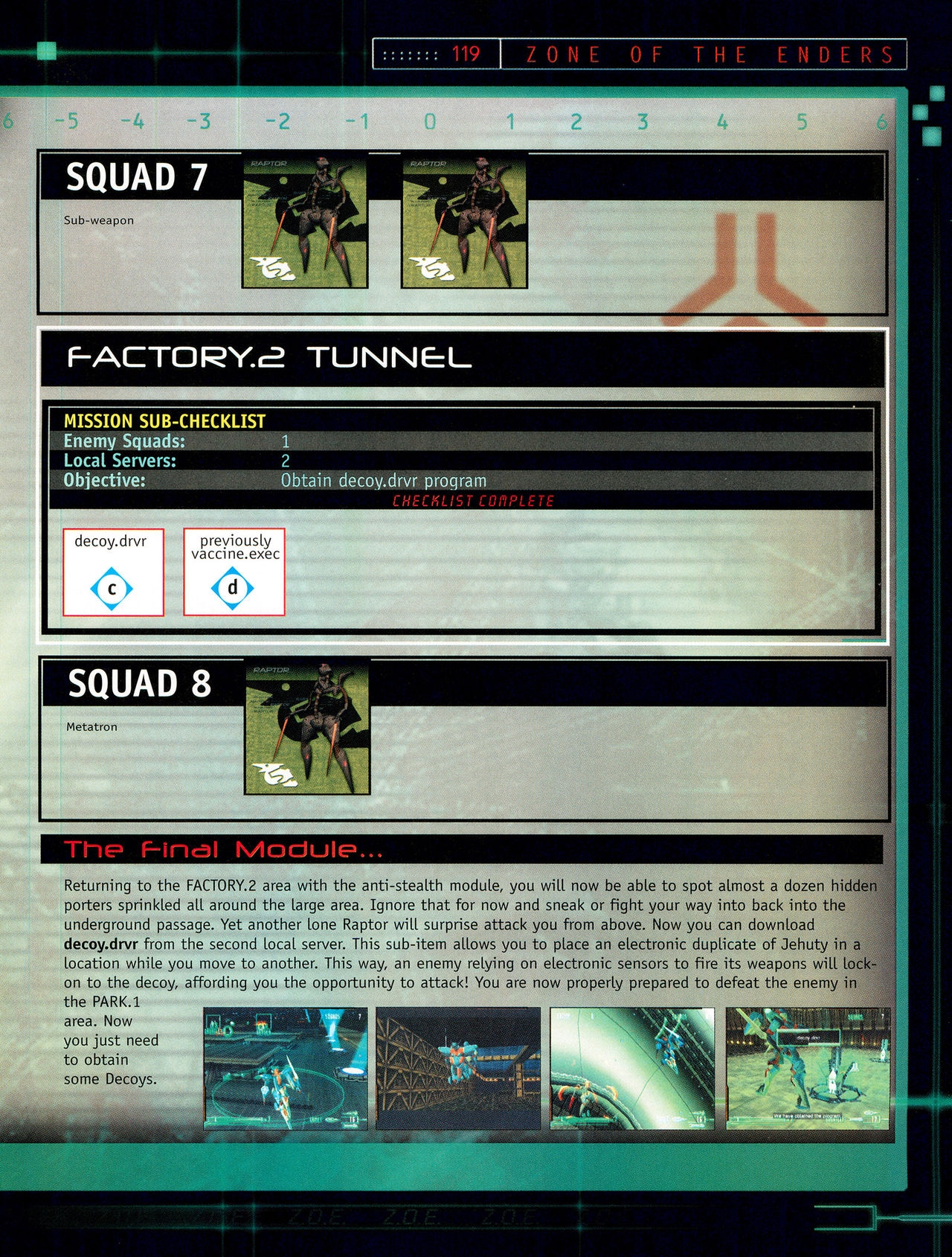 Zone of Enders - Official Strategy Guide 120