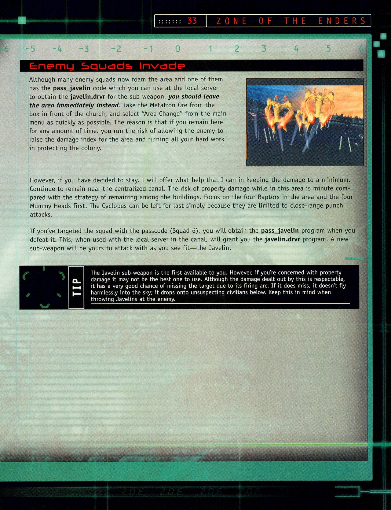 Zone of Enders - Official Strategy Guide 34