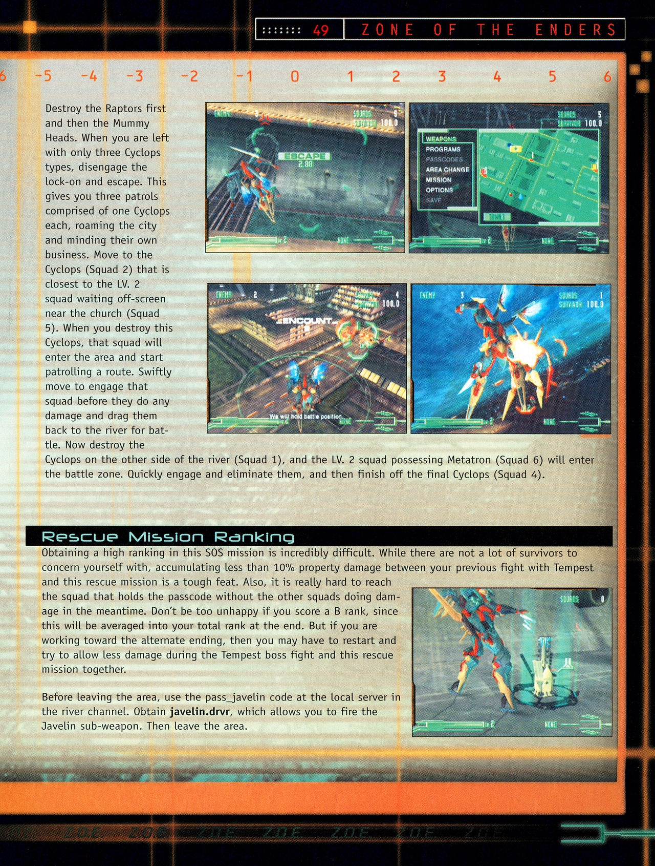 Zone of Enders - Official Strategy Guide 50