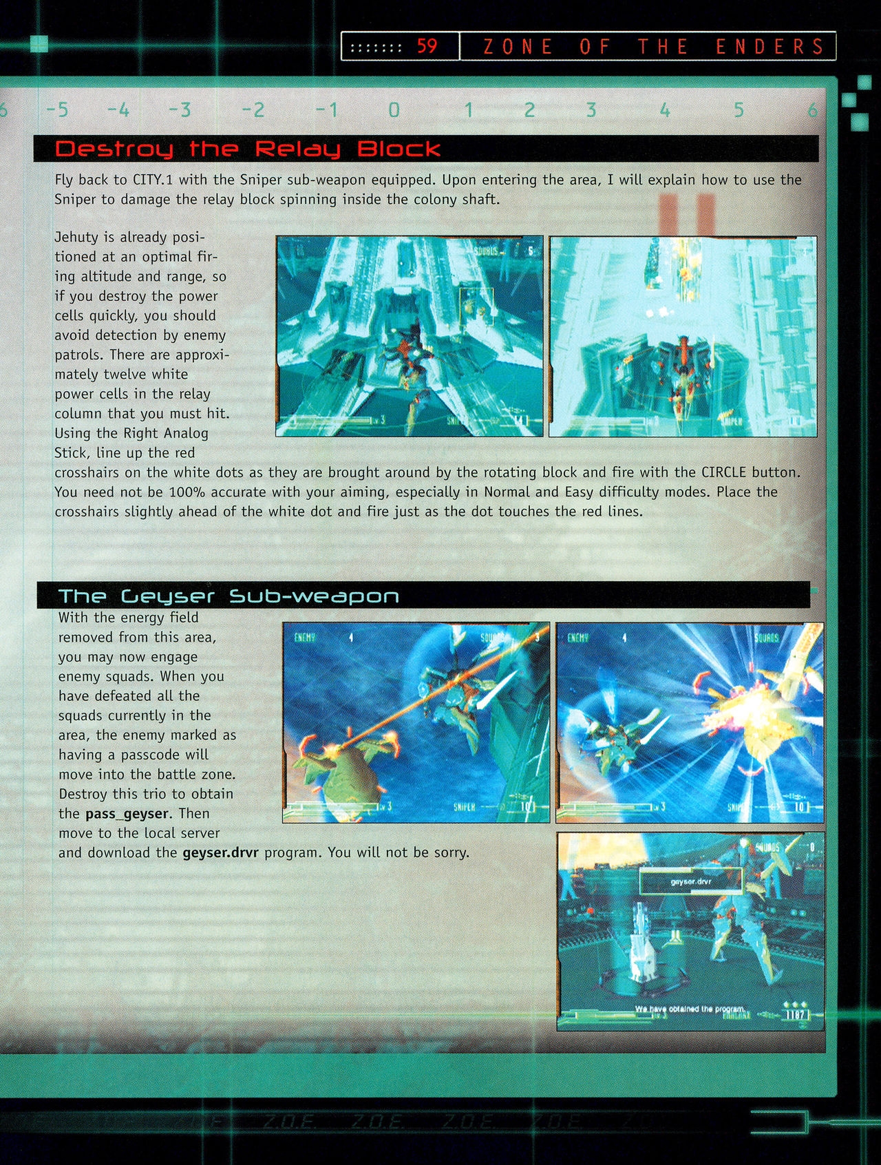 Zone of Enders - Official Strategy Guide 60
