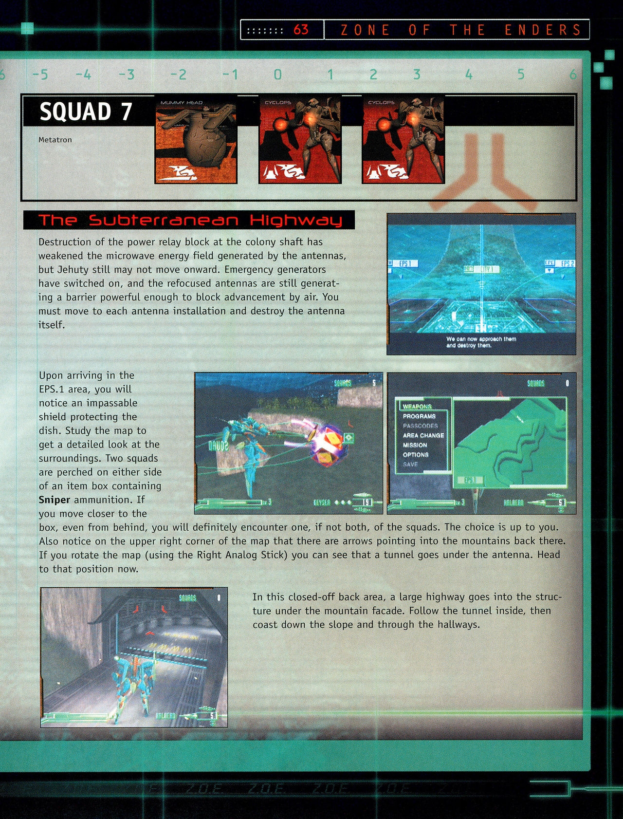 Zone of Enders - Official Strategy Guide 64