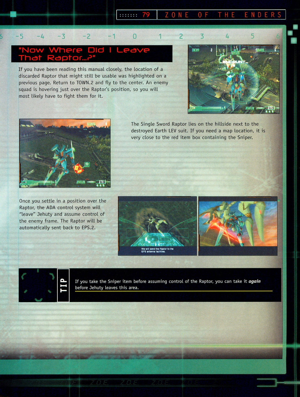 Zone of Enders - Official Strategy Guide 80