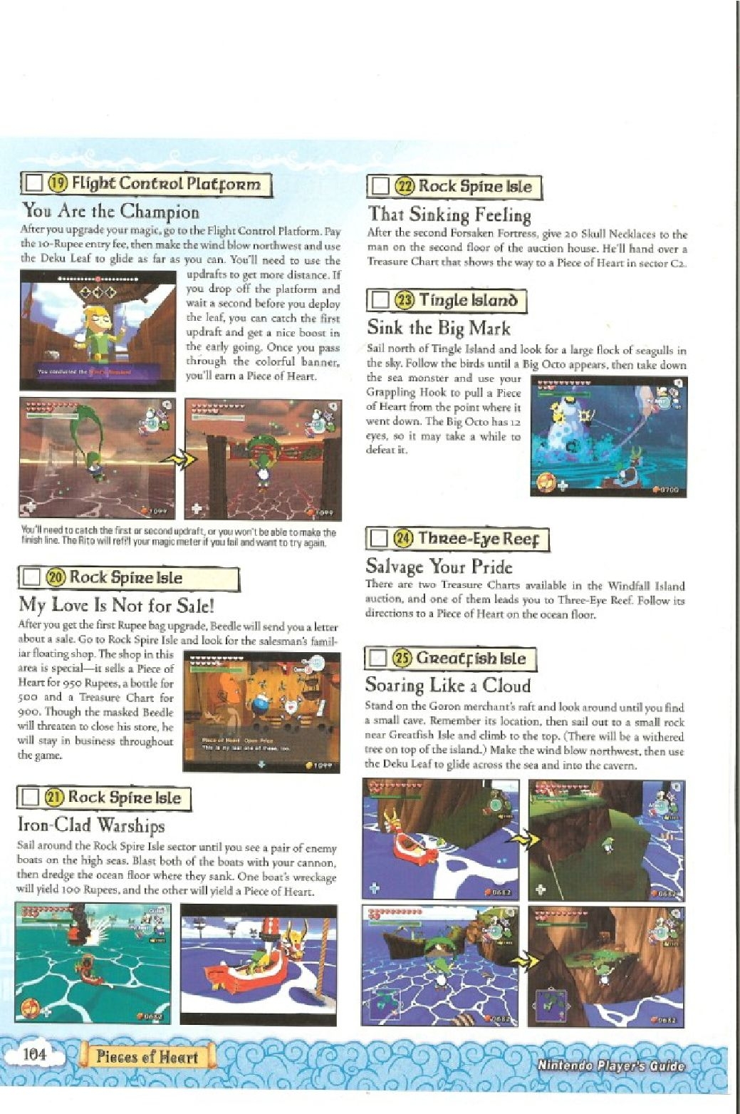 The Legend of Zelda - wind waker - Strategy Guide 106