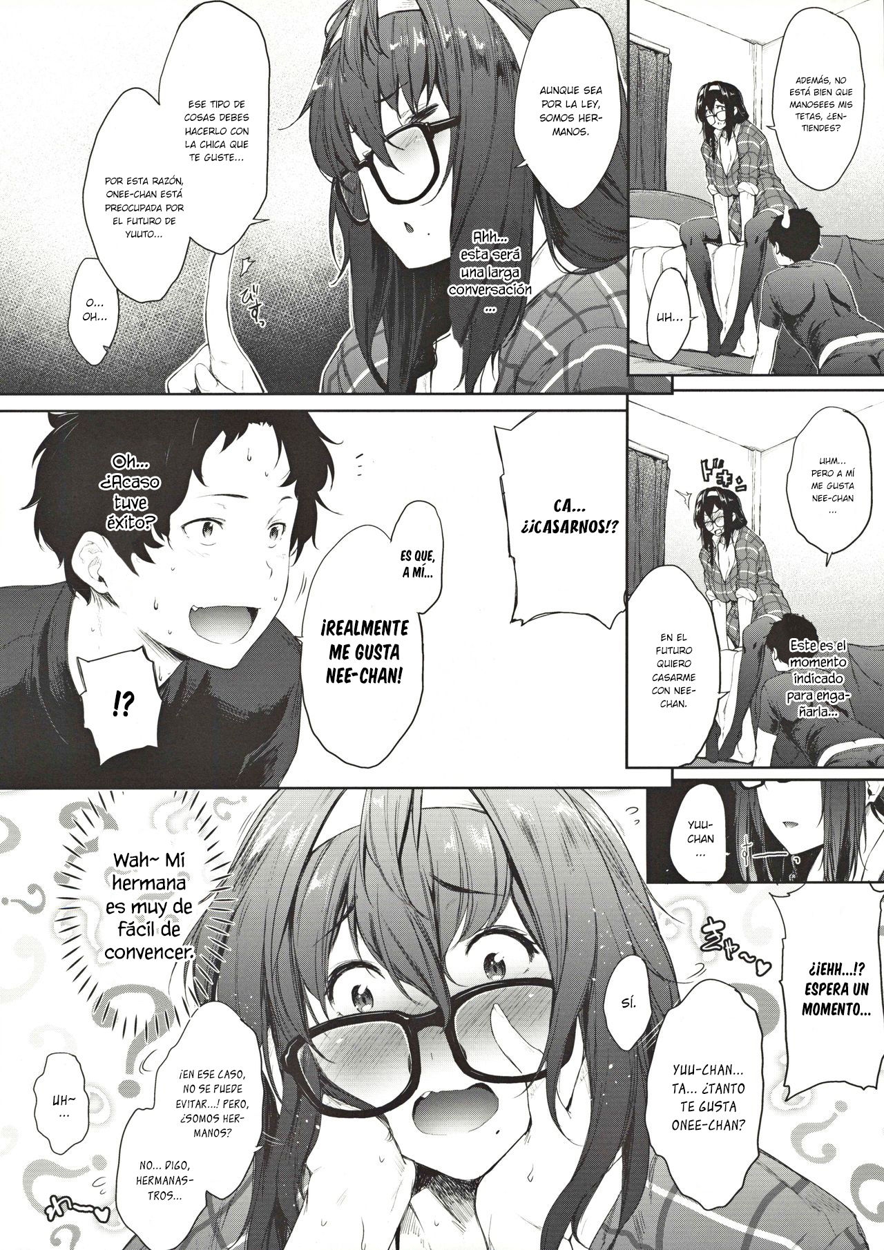 [O.S (Barlun)] Babaa no Inu Aida ni Nee-chan to [Spanish] [Makoto no Gekkou x Marrano-kun Scans] 5