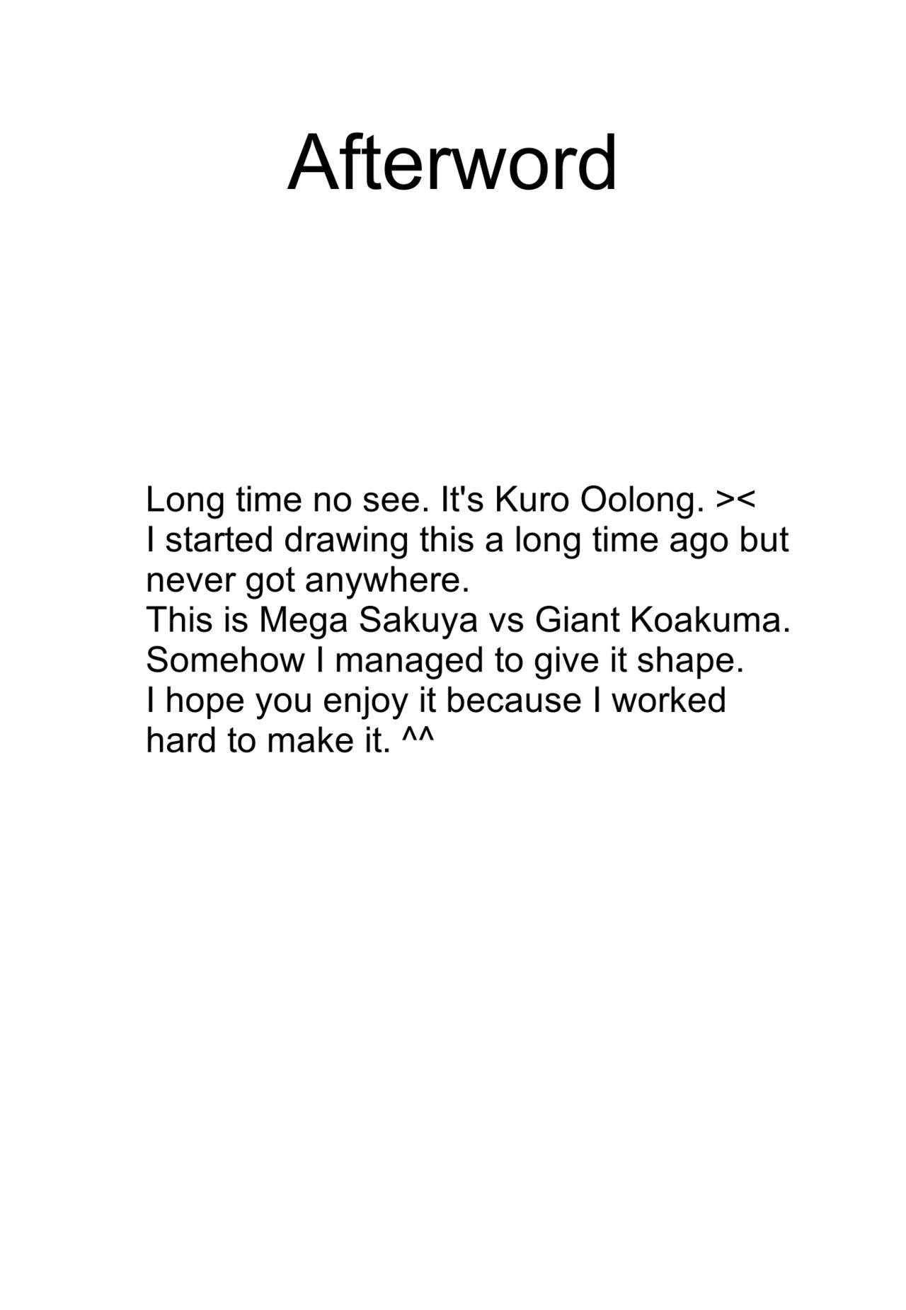 (C93) [106m (Kuro Oolong)] Mega Sakuya vs Giant Koakuma (Touhou Project) [English] 19