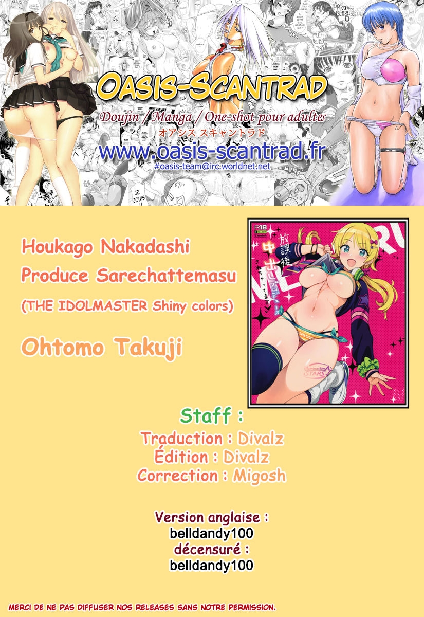 (C95) [Number2 (Takuji)] Houkago Nakadashi Produce Sarechattemasu (THE IDOLMASTER Shiny Colors) [French] [O-S] [Decensored] 9