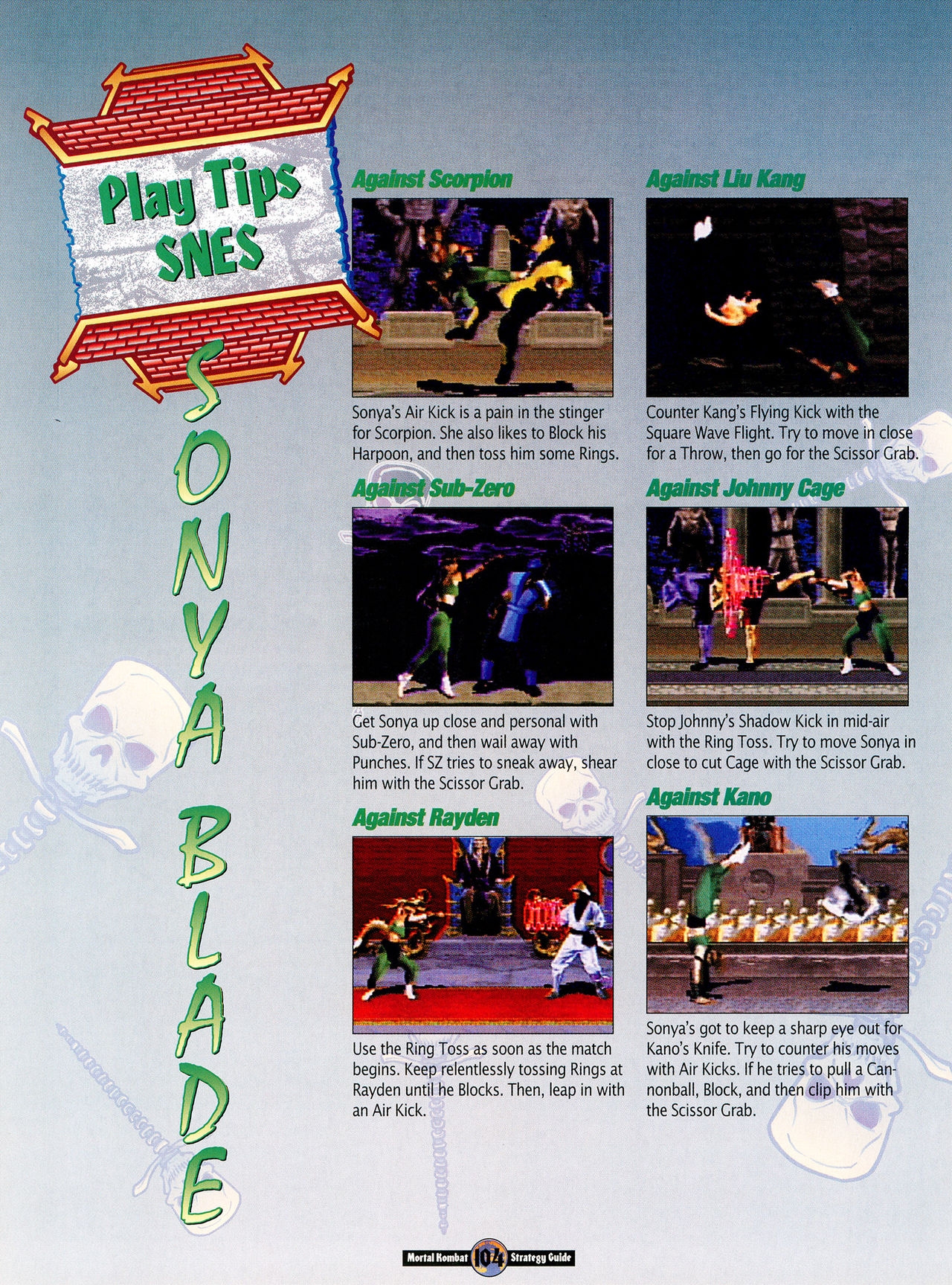 Mortal Kombat Strategy Guide 105