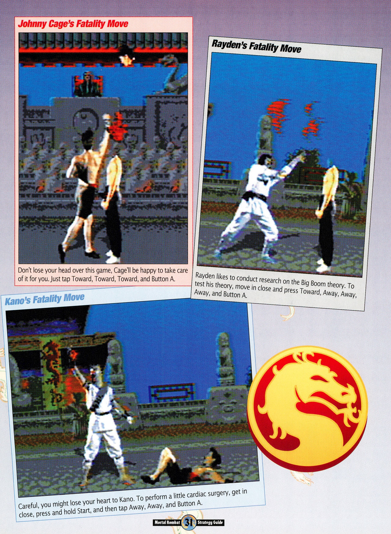 Mortal Kombat Strategy Guide 32