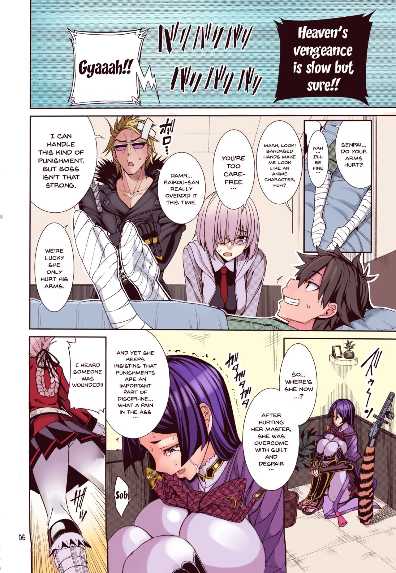 [Coffee Maker (Asamine Tel)] Kango x Raikou (Fate/Grand Order) [English] {Doujins.com} [Colorized] [Digital] 4