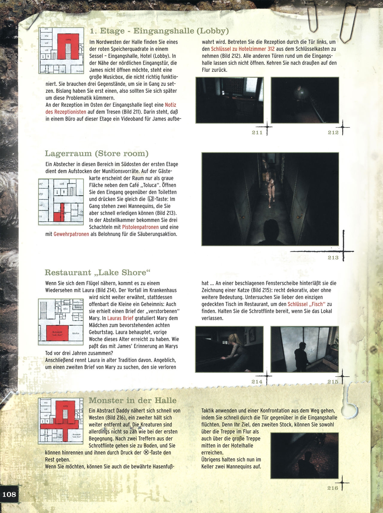 Silent Hill 2 Official Strategy Guide Authoritzed Collection 107