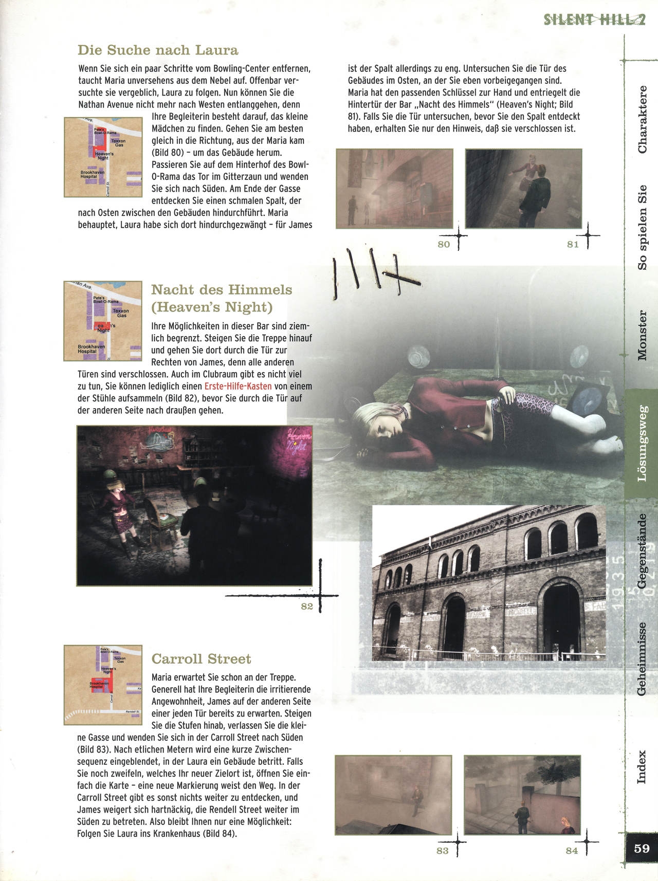 Silent Hill 2 Official Strategy Guide Authoritzed Collection 58