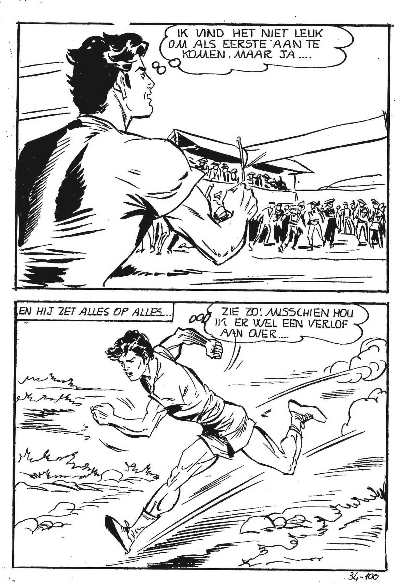 Para-Strip 115 - De veldloop (Dutch) 101