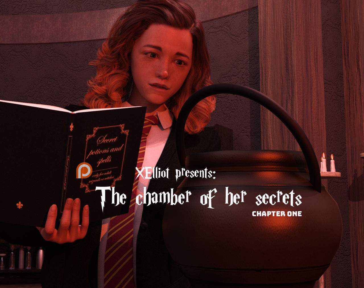 [XElliot] The Chamber of Her Secrets - Chapter 1-3 (Harry Potter) 0