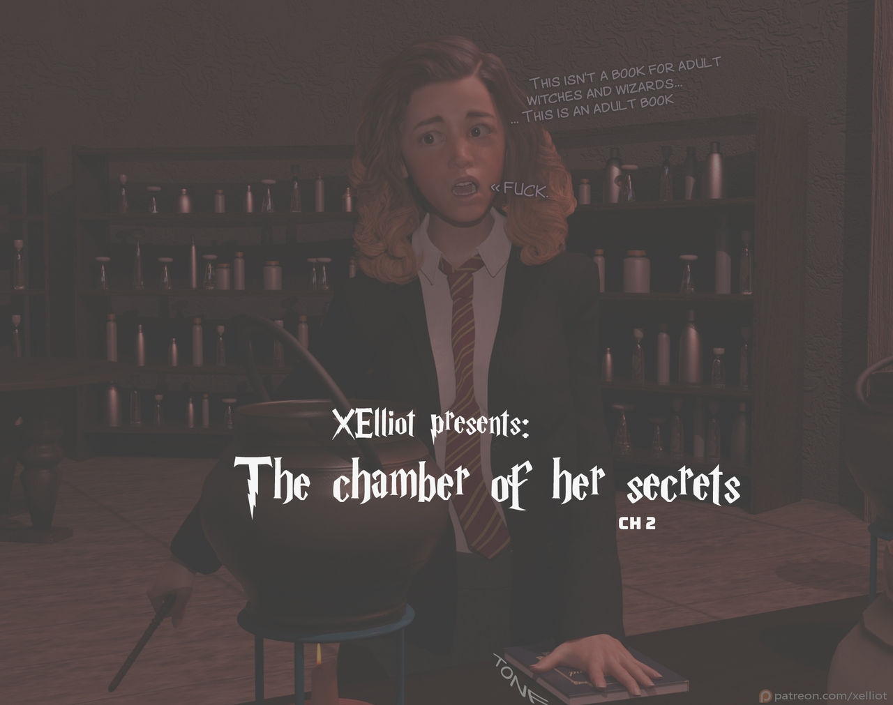 [XElliot] The Chamber of Her Secrets - Chapter 1-3 (Harry Potter) 38