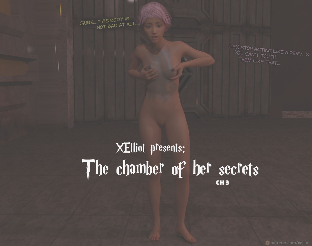 [XElliot] The Chamber of Her Secrets - Chapter 1-3 (Harry Potter) 77