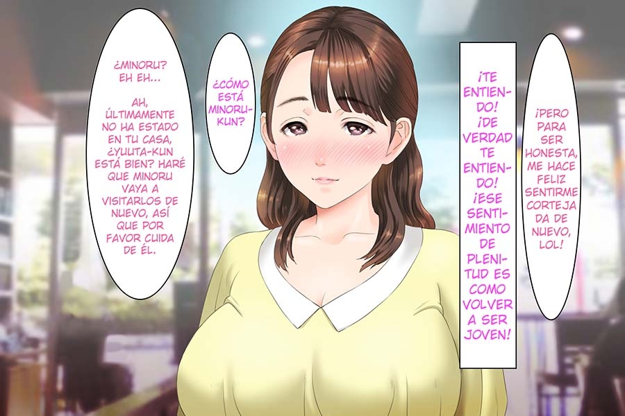 [Hy-dou (Hyji)] Kinjo Yuuwaku Daisandan <Tomodachi no Okaa-san Hen> Zenpen [Spanish] 186