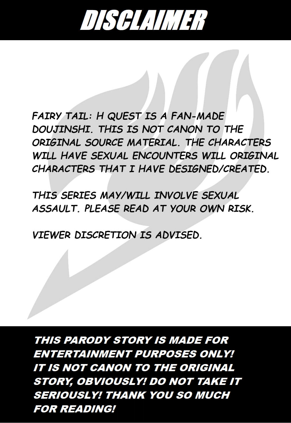[DMAYaichi] Fairy Tail H Quest Ch. 2 REMAKE (Fairy Tail) 1