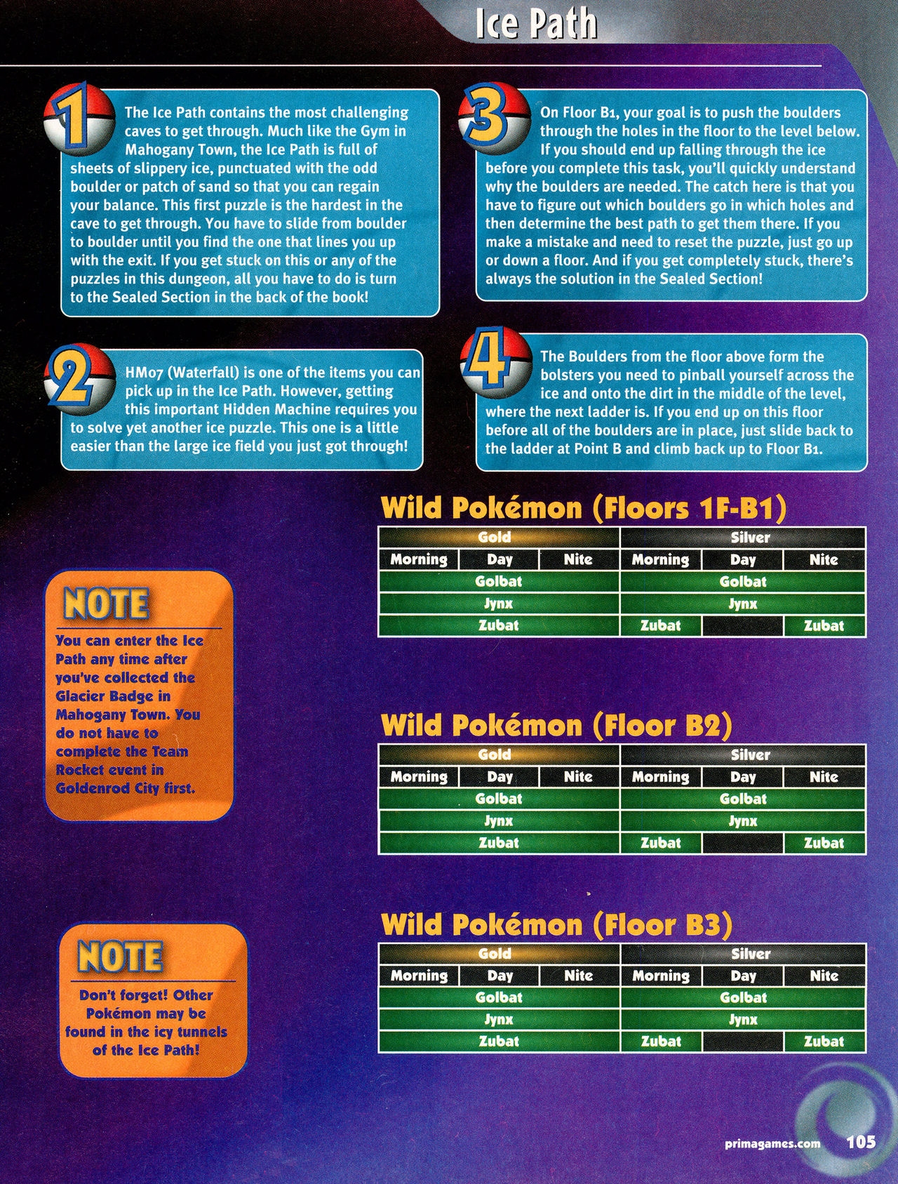 Pokémon Gold & Silver Versions - Strategy Guide 106