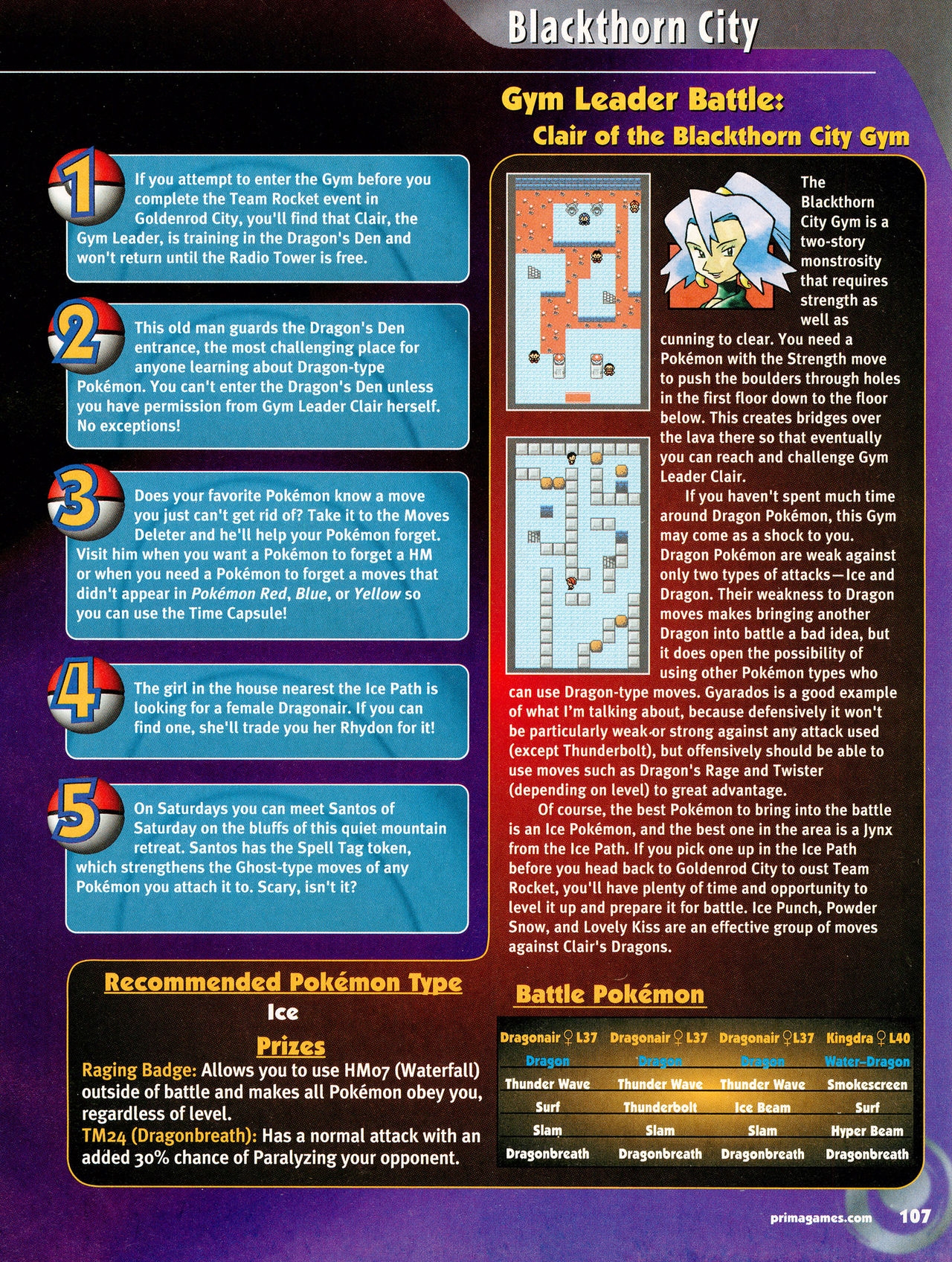 Pokémon Gold & Silver Versions - Strategy Guide 108