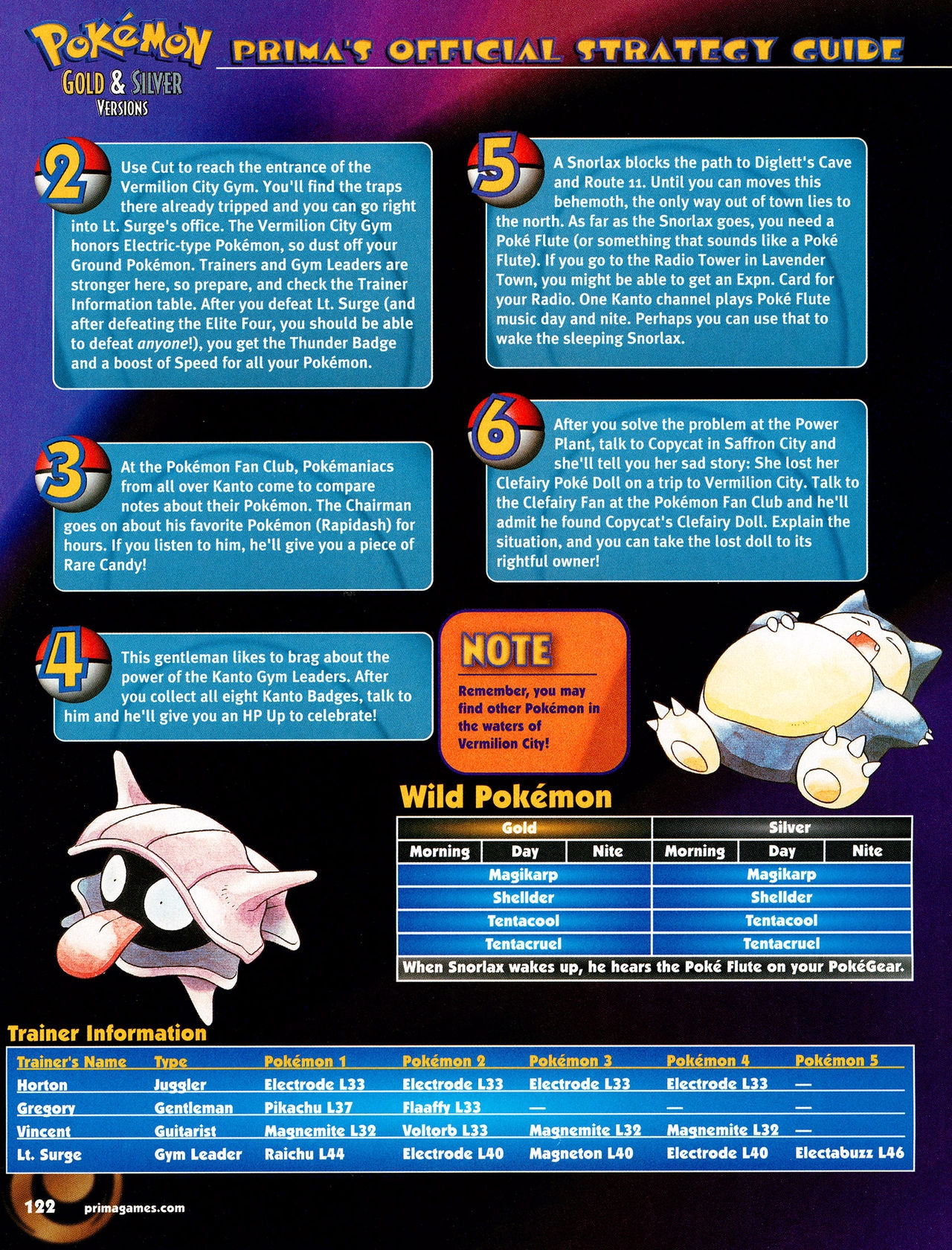 Pokémon Gold & Silver Versions - Strategy Guide 123
