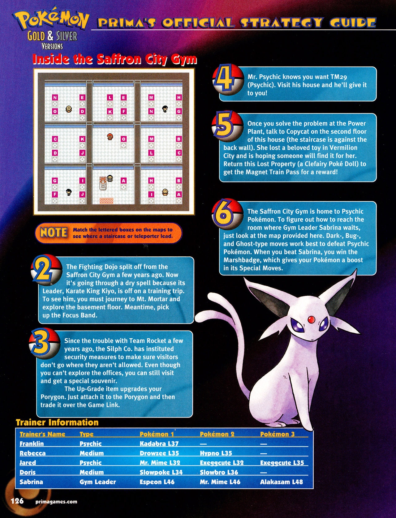 Pokémon Gold & Silver Versions - Strategy Guide 127