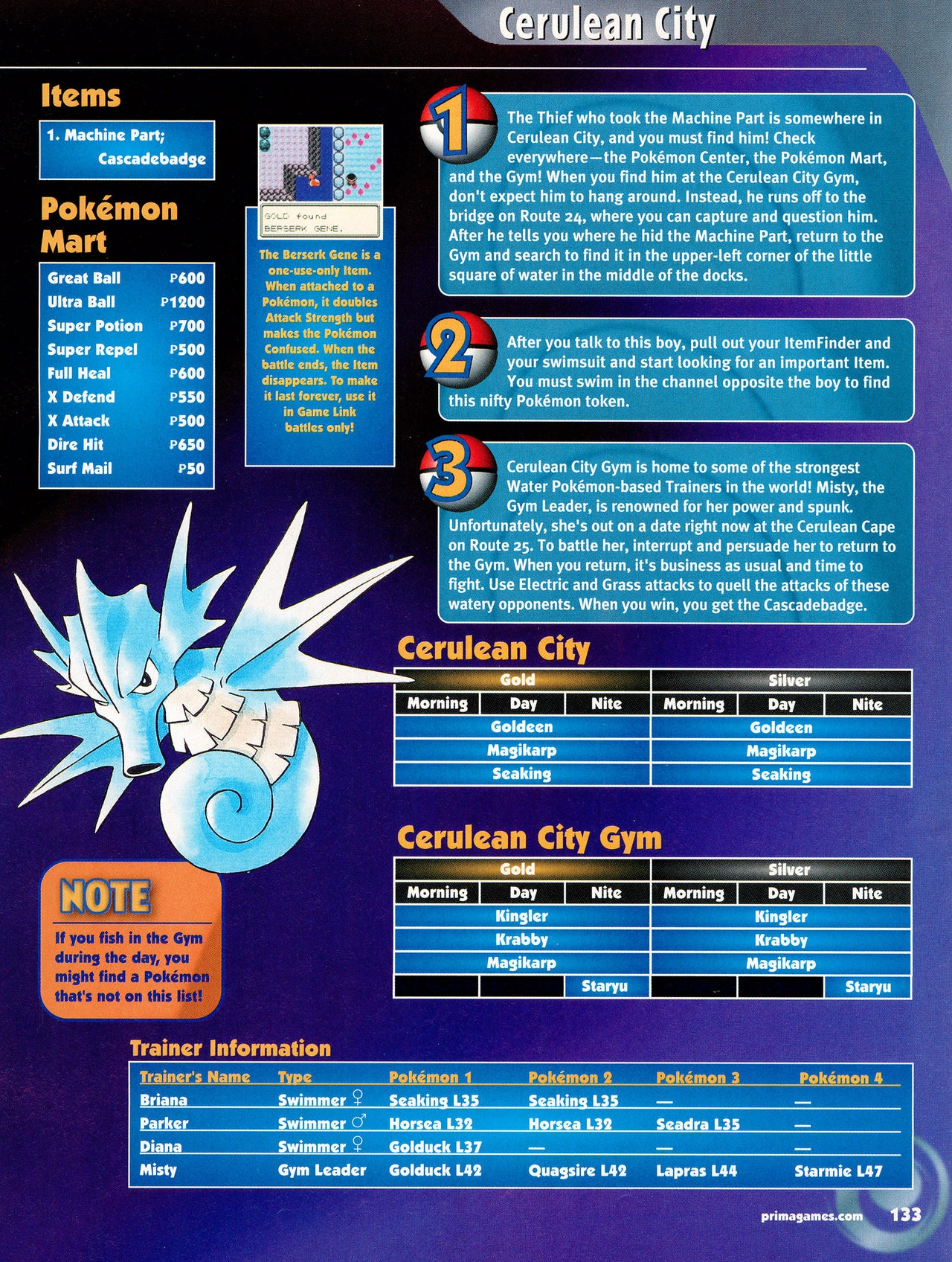 Pokémon Gold & Silver Versions - Strategy Guide 134