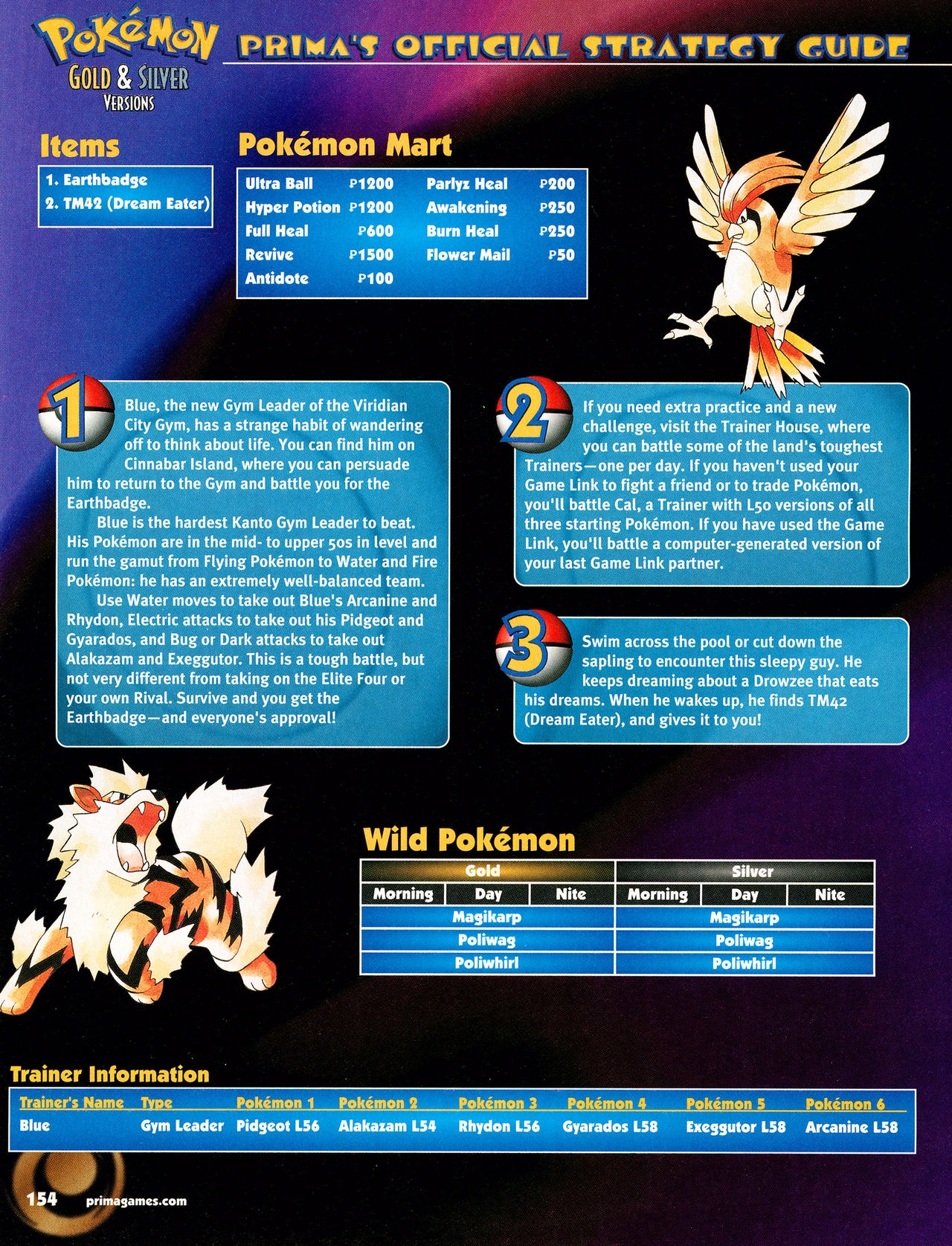 Pokémon Gold & Silver Versions - Strategy Guide 155