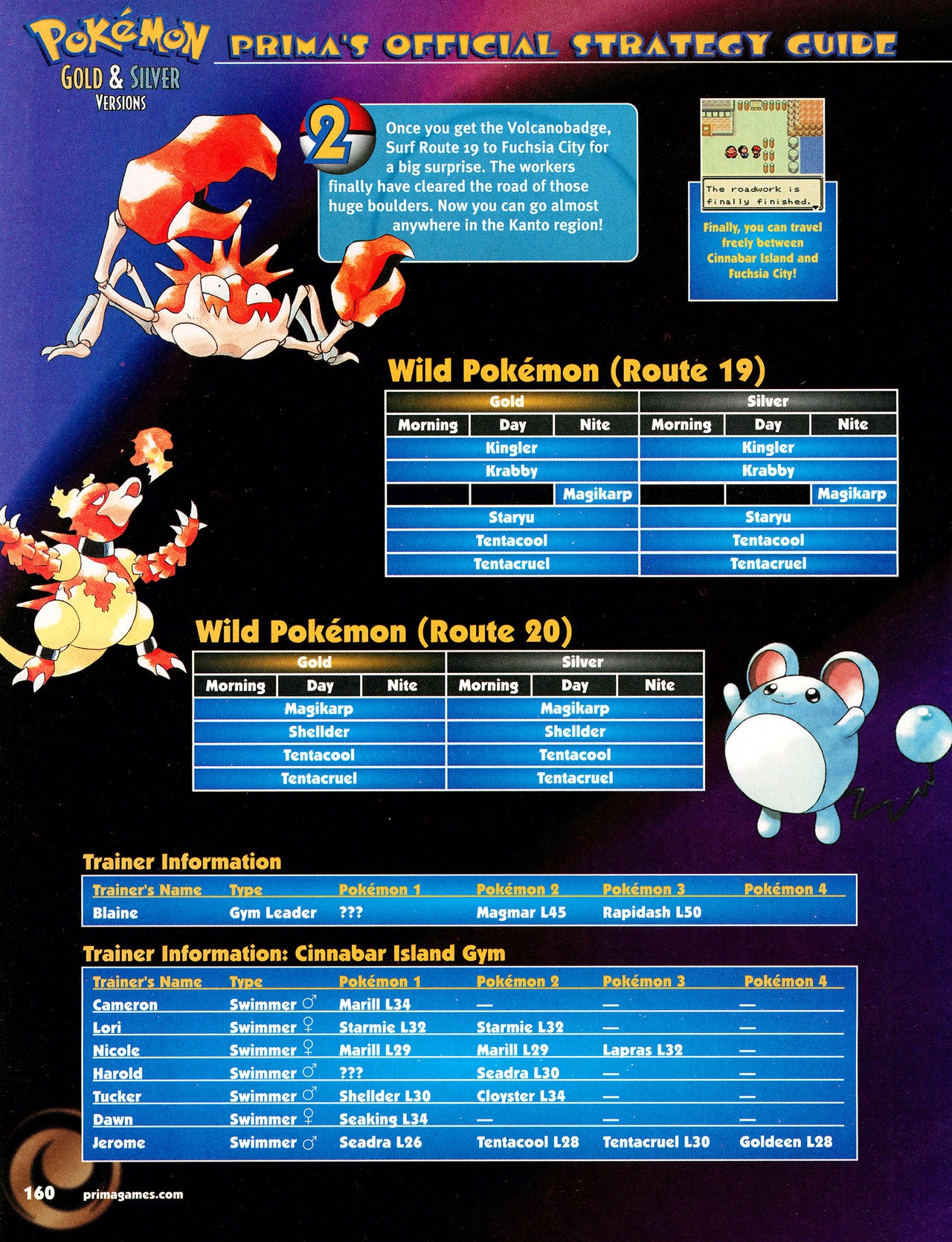 Pokémon Gold & Silver Versions - Strategy Guide 161